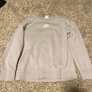 Grey Nike crewneck